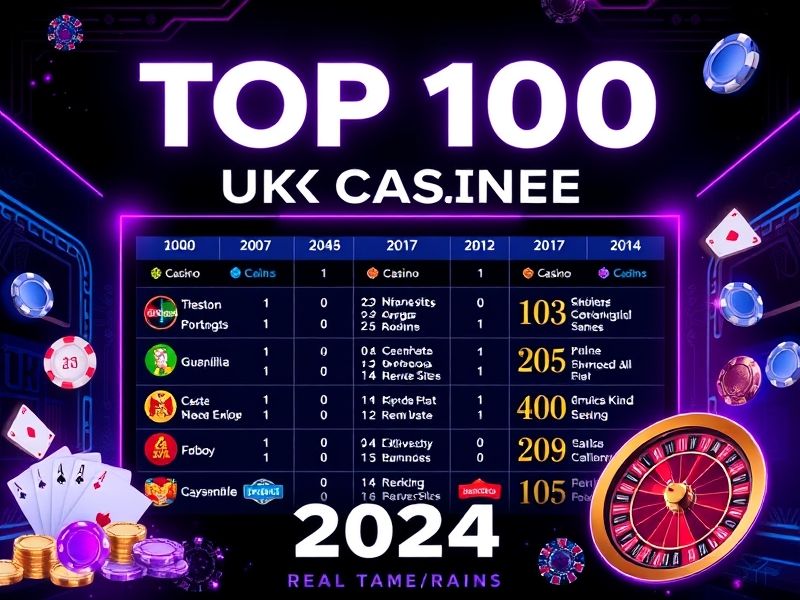 Explore the top 100 UK casino sites in 2023 with expert rankings, detailed reviews, and insider tips to find the best platforms for slots, poker, and live dealer games.